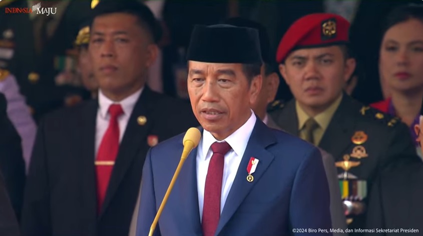 Presiden Jokowi Jadi Inspektur Upacara HUT ke-79 TNI di Monas